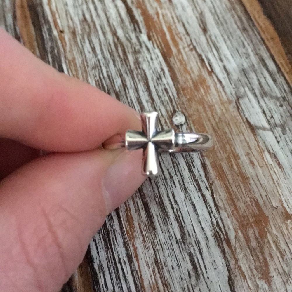 James Avery cross ring size 7